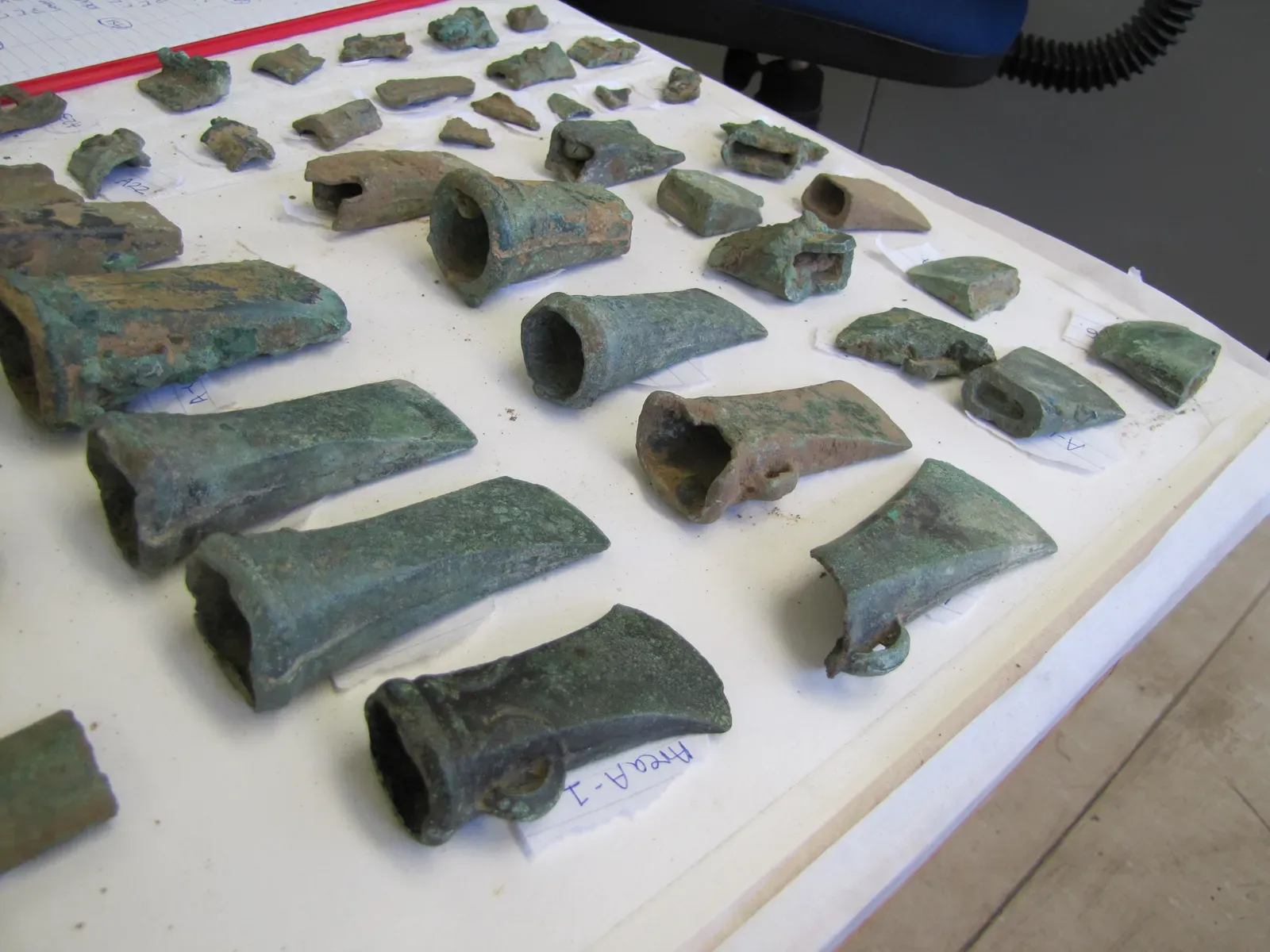 #7 - The Bronze Age Socketed Axes With Self-Locking Geometry (Selection of socketed axes, CC BY 2.0)