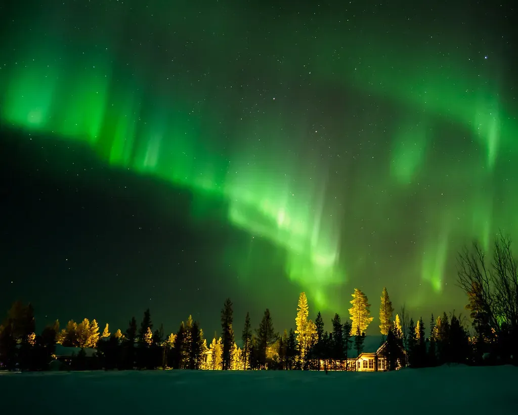 The Northern Lights at Peak Solar Fury (Image Credits: Flickr)