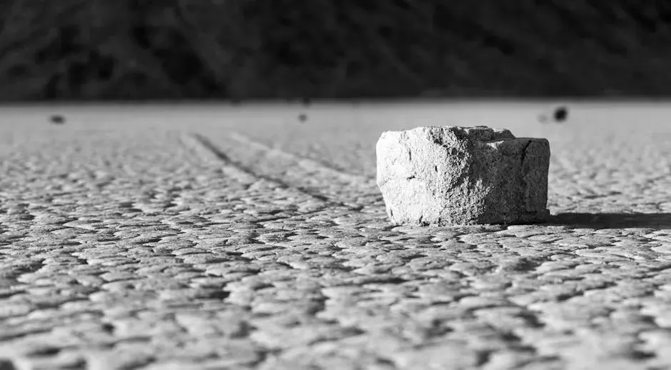 5. The Racetrack Playa, California: Mysterious Moving Rocks (Image Credits: Pexels)