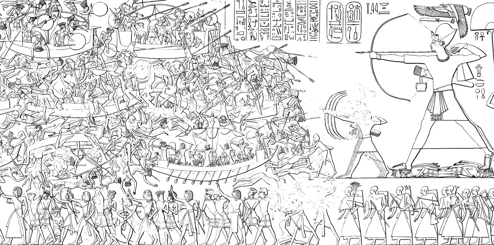 The Identity of the Sea Peoples (Image Credits: Wikimedia )