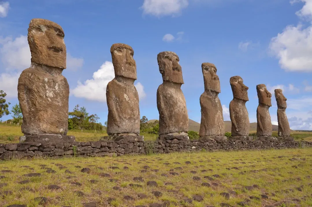 #7 Easter Island’s Moai: Heads With Buried Secrets (Image Credits: Unsplash)