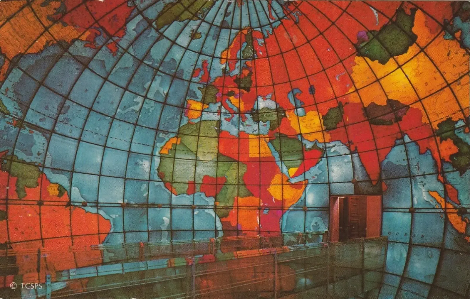 Walk Inside the World at the Mapparium (Image Credits: Wikimedia)