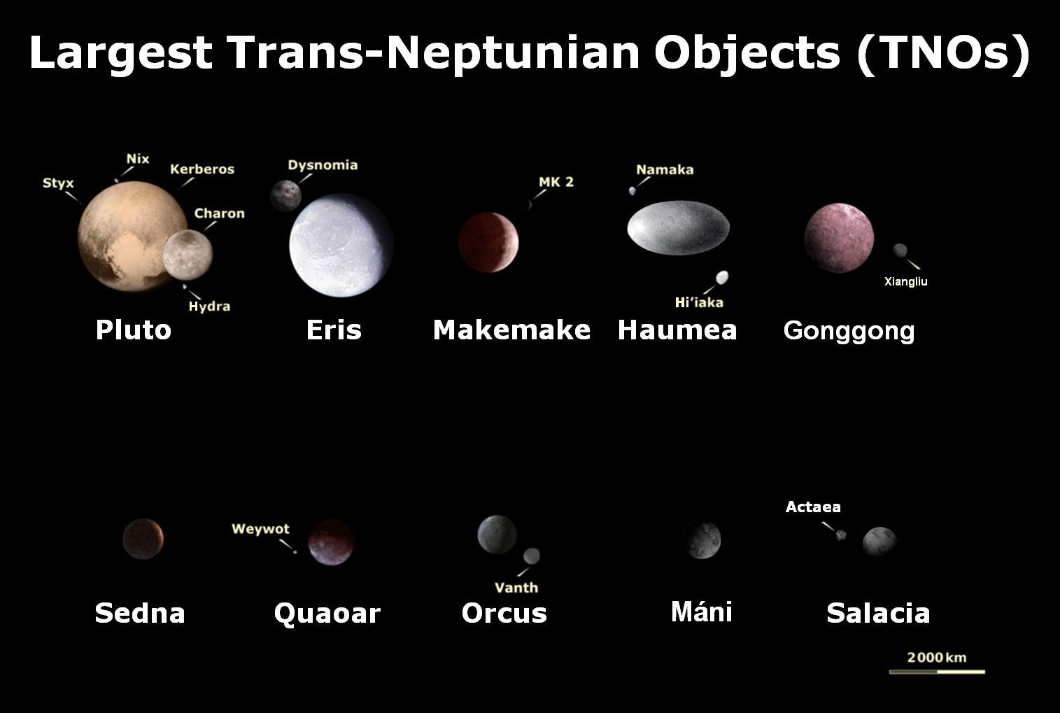 The Dwarf Planet Kingdom (Image Credits: Wikimedia)