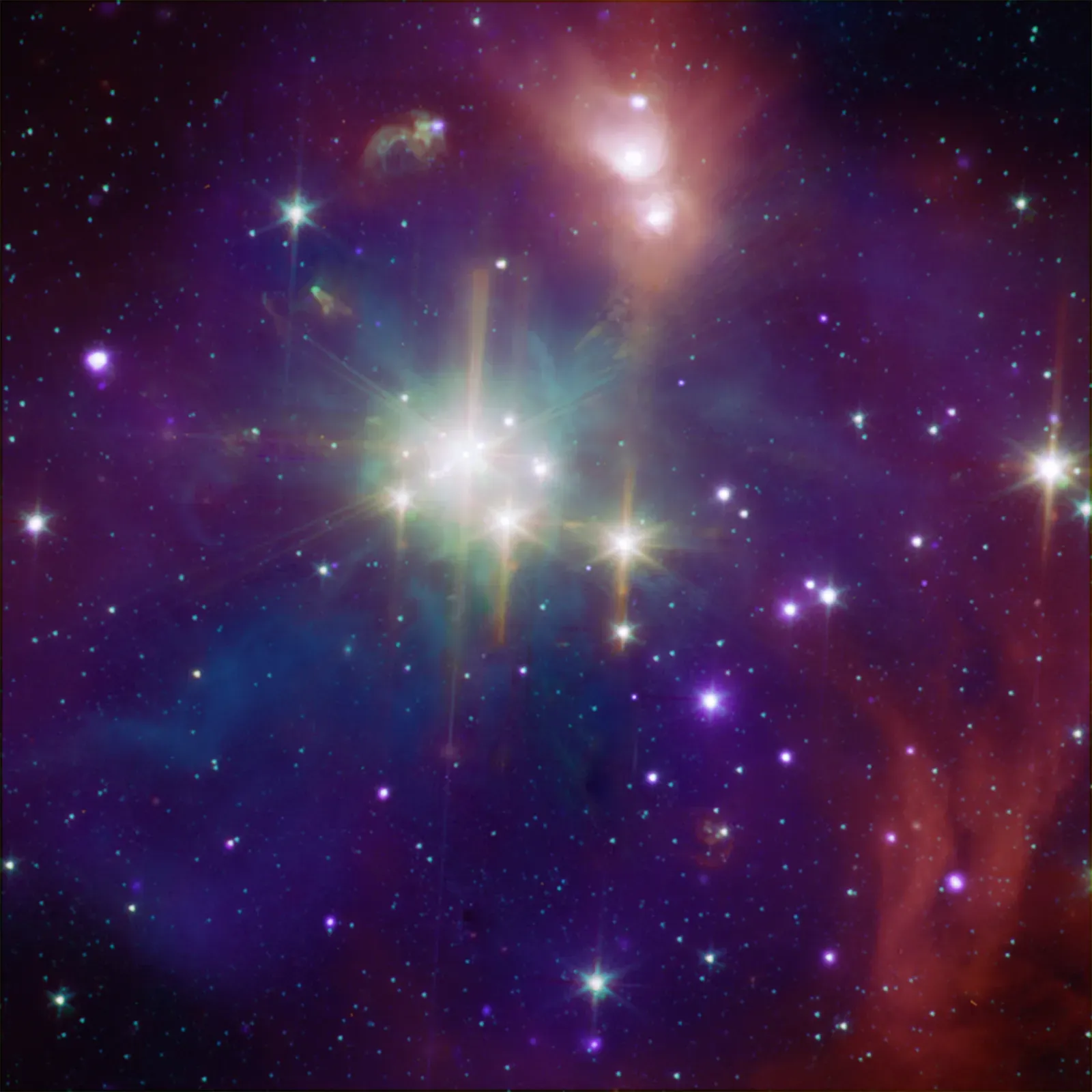 The 3.5 keV X-ray Line (By NASA/CXC/J. Forbrich, NASA/JPL-Caltech L.Allen (Harvard-Smithsonian CfA), IRAC GTO, Public domain)