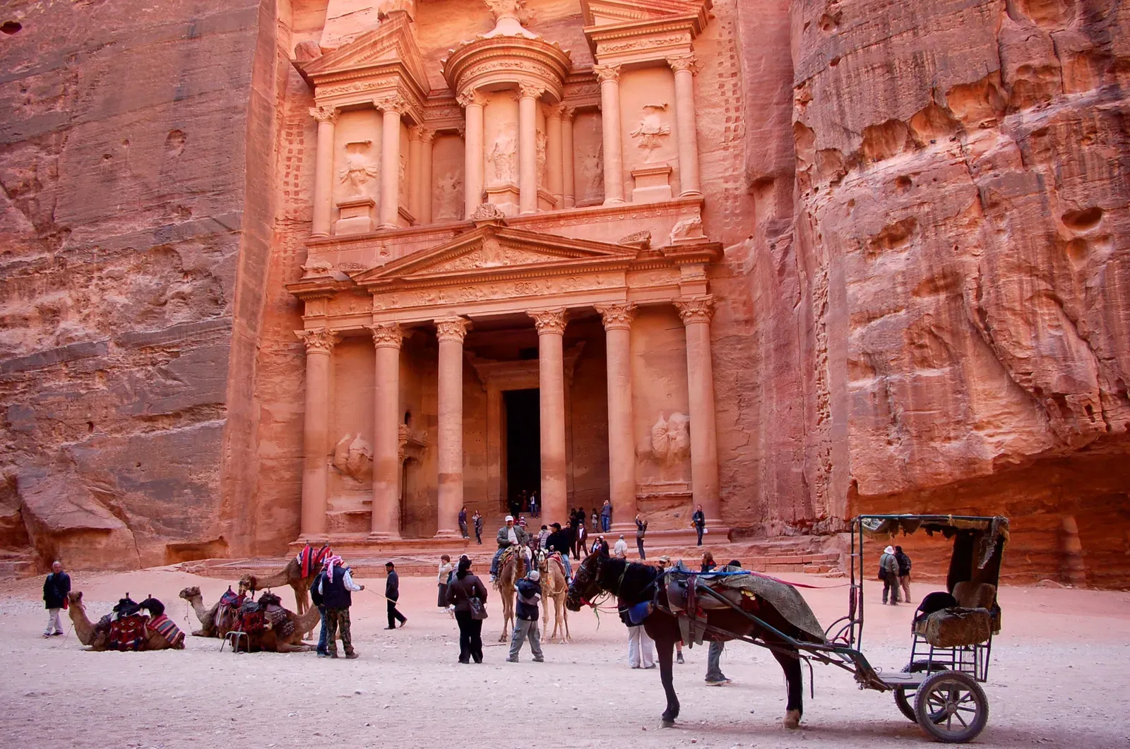 #11 - The Rose City Carved Entirely Out of a Cliff Face (By twiga-swala, CC BY-SA 2.0)