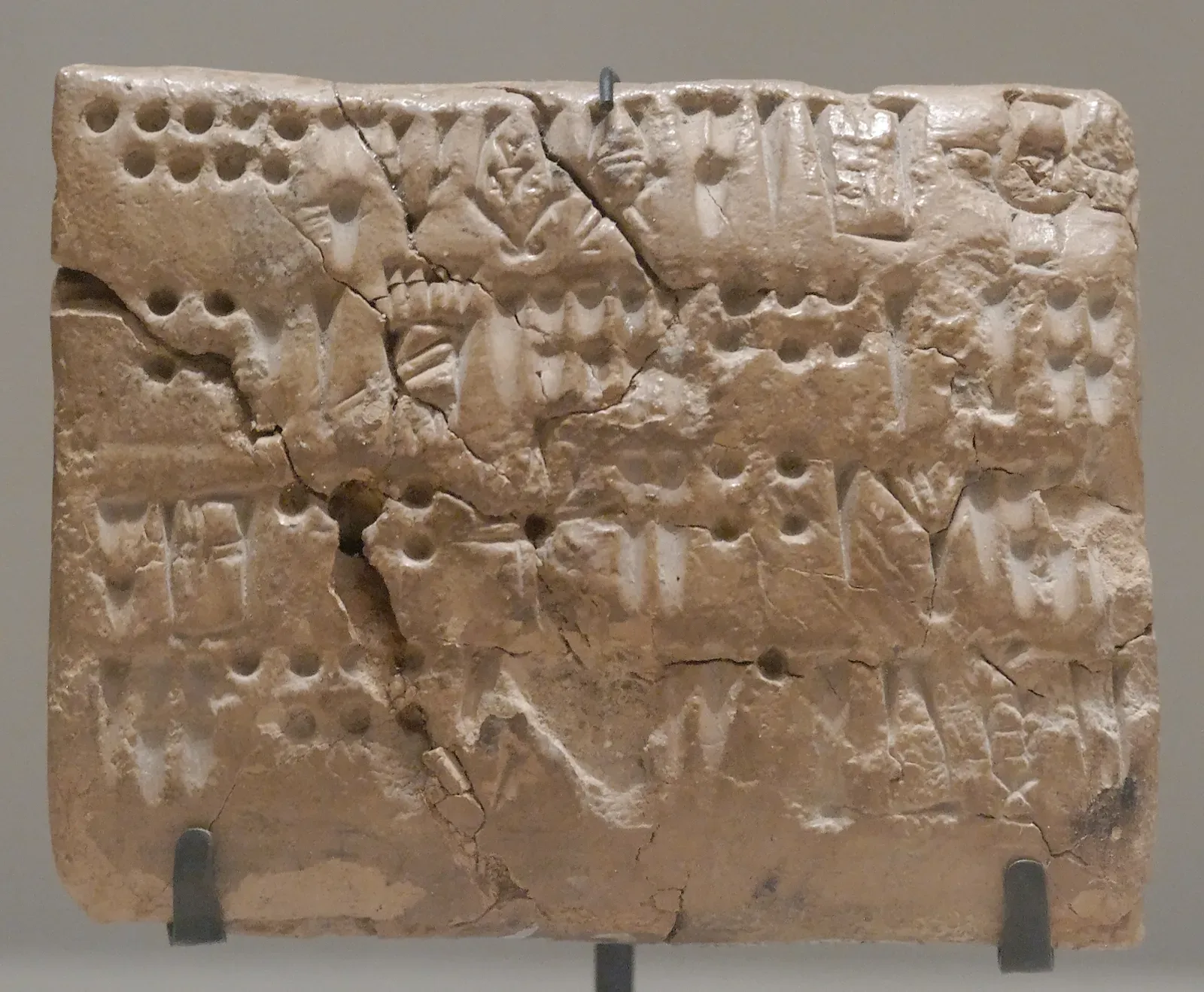 #10 – The Proto-Elamite Ledger Counting Something That Isn't Grain, Metal, or Cloth (Marie-Lan Nguyen (2009), CC BY 2.5)