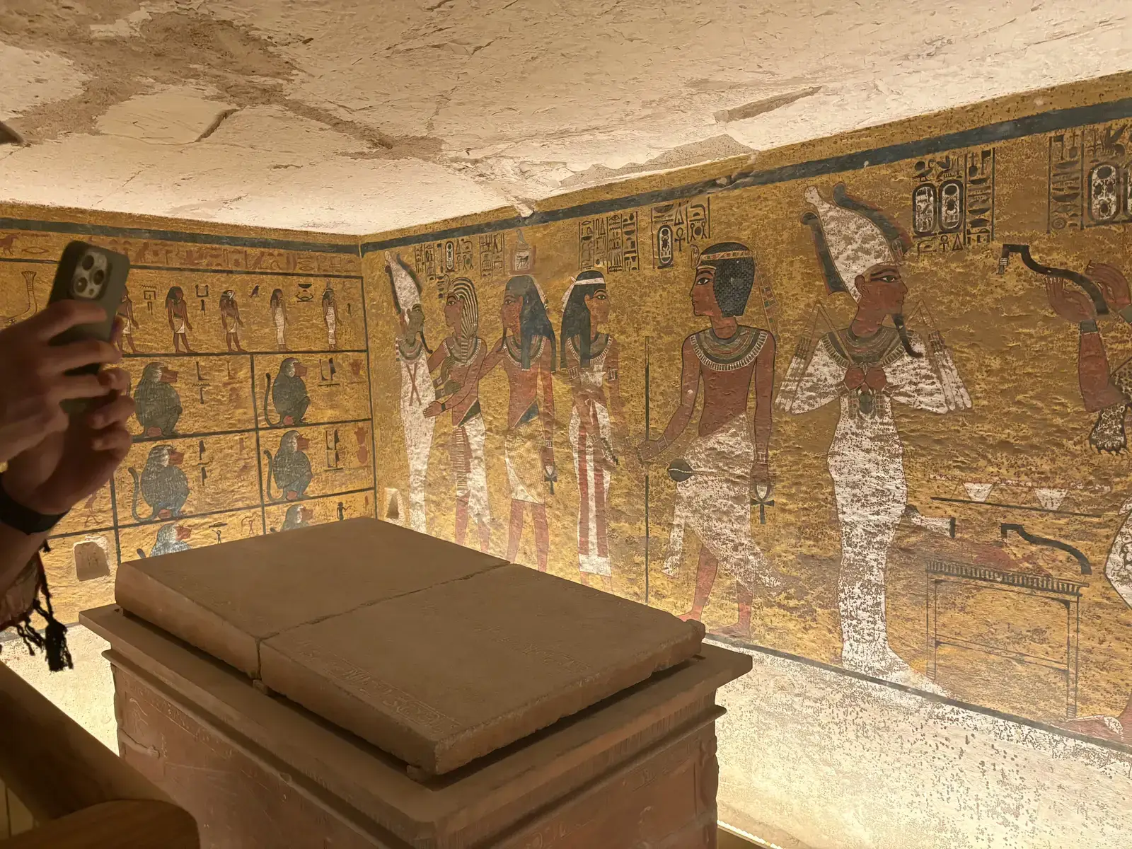 #1 - The Hidden Chamber of Tutankhamun's Tomb (KV62) Before It Was "Famous" (By ولاء, Public domain)