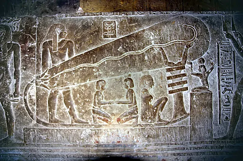 The “Dendera Light” Reliefs and Why They Look So Technological (By Roland Unger, CC BY-SA 3.0)