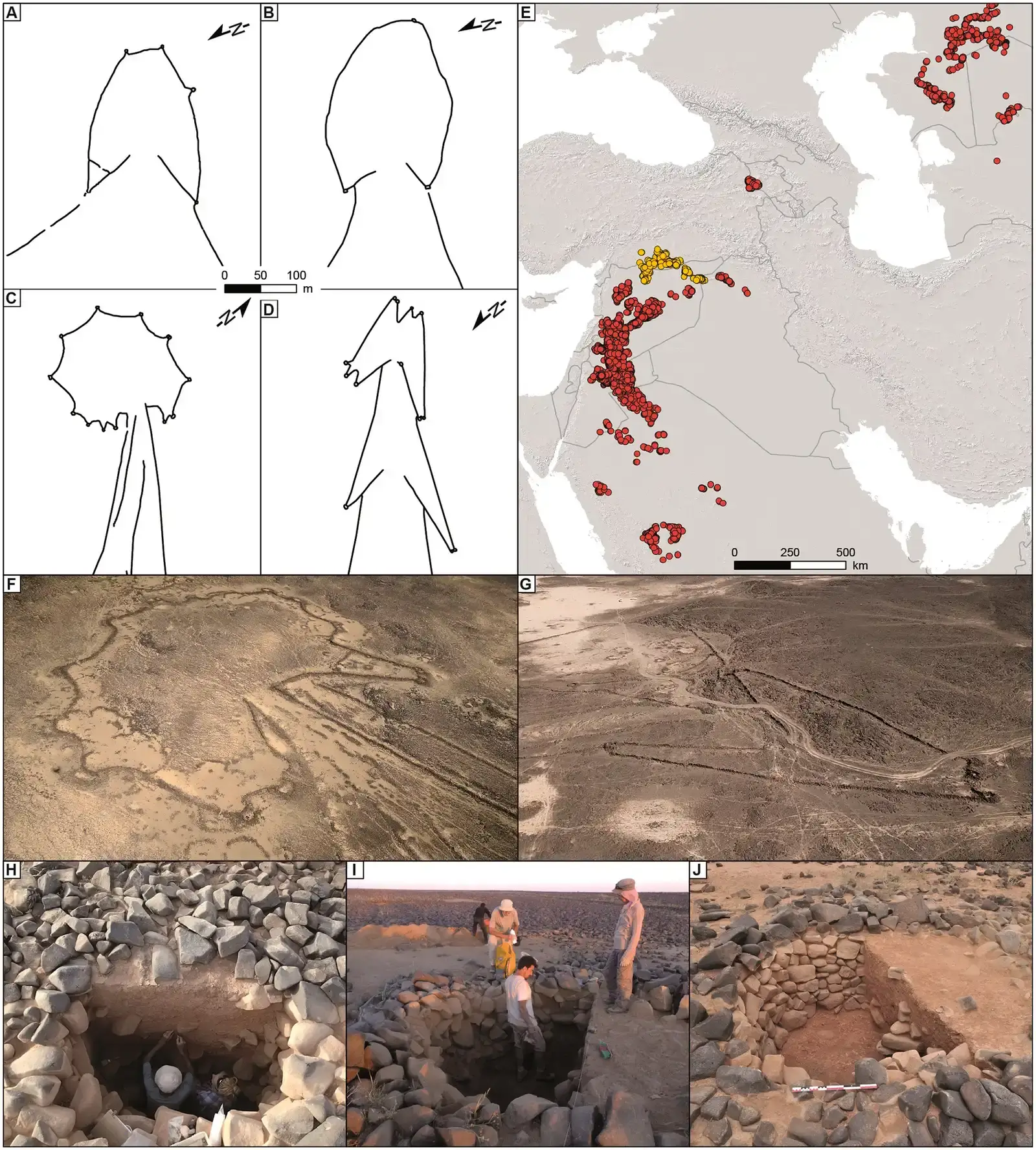 7. The Wheel Structures of the Middle East: Desert Kites and Stone Circles Under the Stars (The oldest plans to scale of humanmade mega-structuresProvided under CC BY 4.0: "Copyright: © 2023 Crassard et al. This is an open access article distributed under the terms of the Creative Commons Attribution License (  CC BY 4.0 Attribution 4.0 International Deed), which permits unrestricted use, distribution, and reproduction in any medium, provided the original author and source are credited." [1], CC BY-SA 4.0)