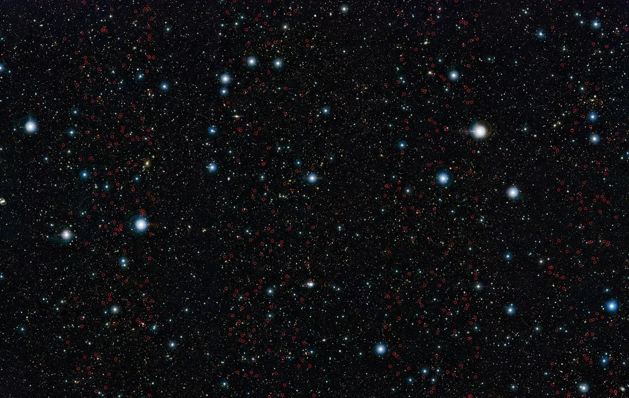 How initial conditions may fake an arrow of time (By ESO/UltraVISTA team. Acknowledgement: TERAPIX/CNRS/INSU/CASU, CC BY 4.0)