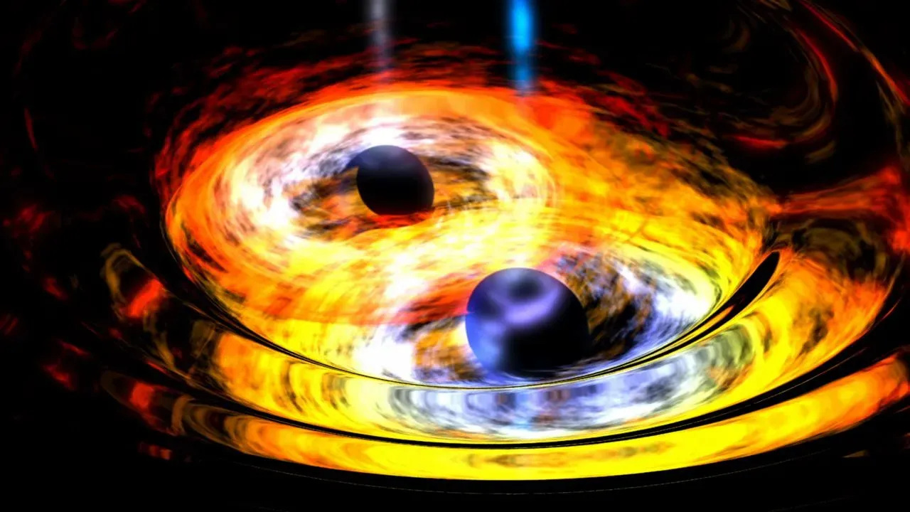 #9 - Merging Black Holes Can Get Violently Kicked Across Their Galaxy (By NASA, Public domain)