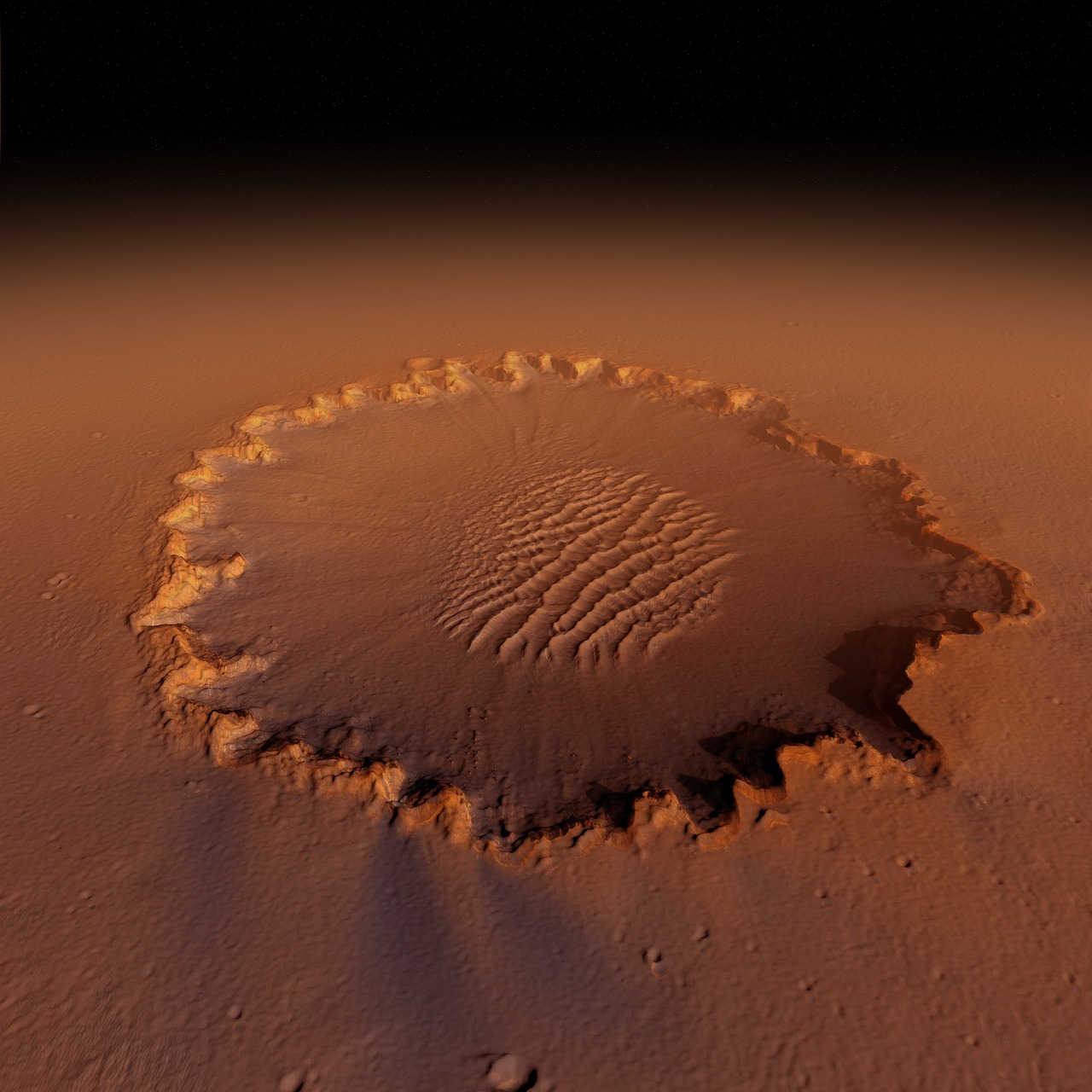 Evidence from Hellas Crater and Beyond (Image Credits: Pixabay)