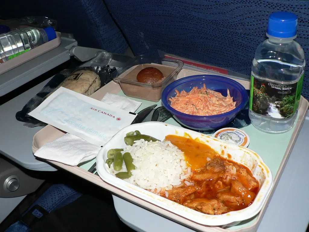 Complimentary Gourmet Meals Served on Real China (Image Credits: Flickr)