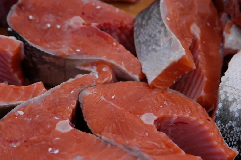 3. Salmon Labeled "Wild-Caught" (Andrea Pokrzywinski, Flickr, CC BY 2.0)