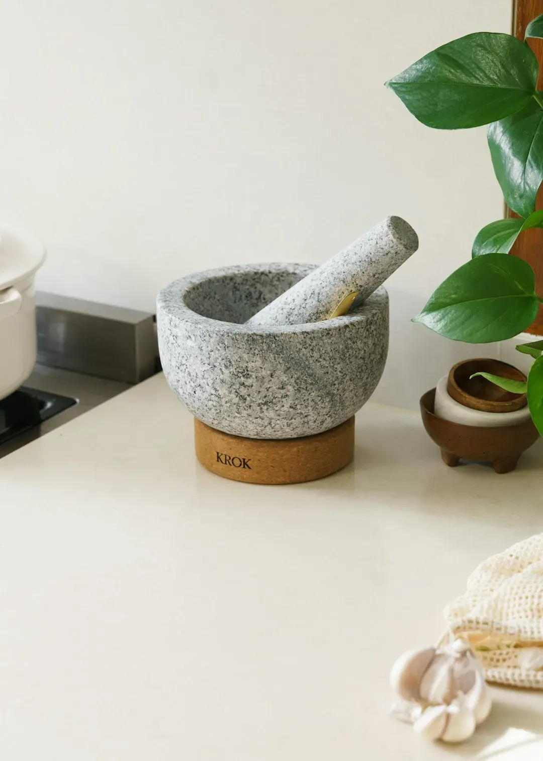 4. A Mortar and Pestle - Because Grinding Matters (Image Credits: Unsplash)