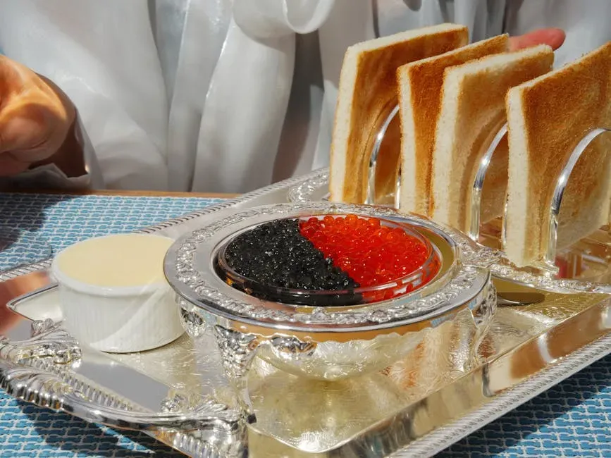 5. Luxury-Stacked Dishes - Caviar on Everything Gets Old (Image Credits: Pexels)