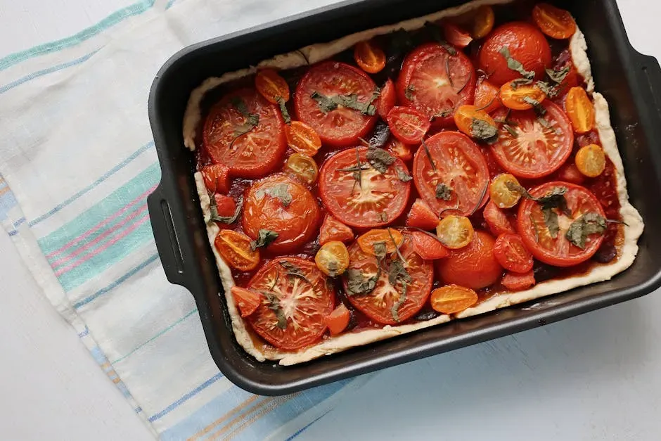 6. Tomato Pie - A Savory Pie That Confuses Everyone Outside Dixie (Image Credits: Pexels)