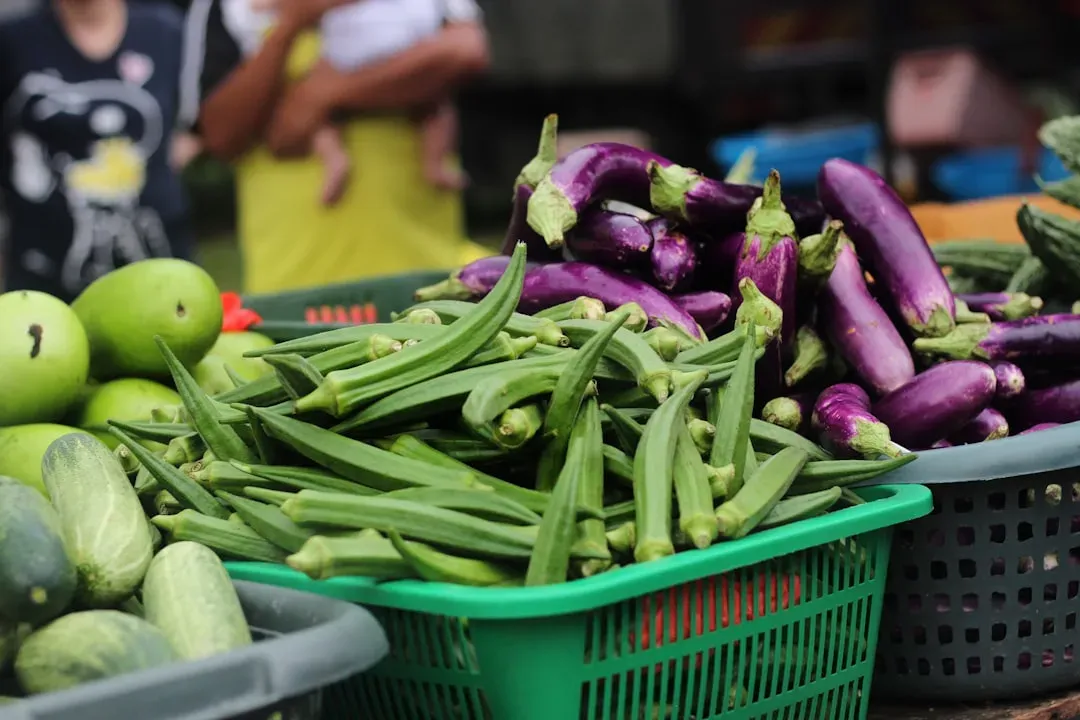 7. Eggplant and Okra: The Viscous Fiber Duo You've Been Ignoring (Image Credits: Unsplash)