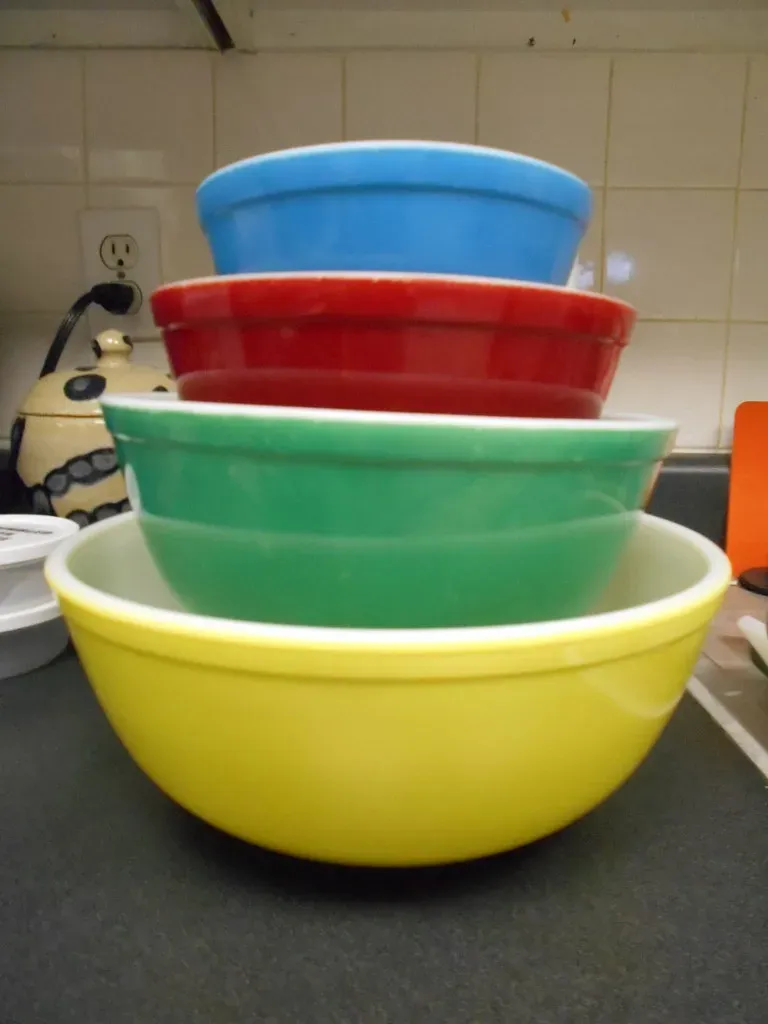 12. Vintage Pyrex and Antique Glassware (Image Credits: Flickr)