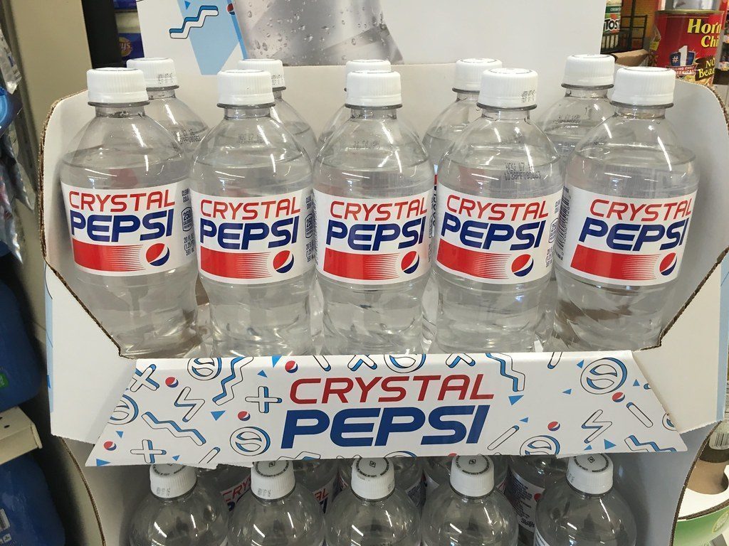 Crystal Pepsi - Clear Cola's Transparent Return (Image Credits: Flickr)