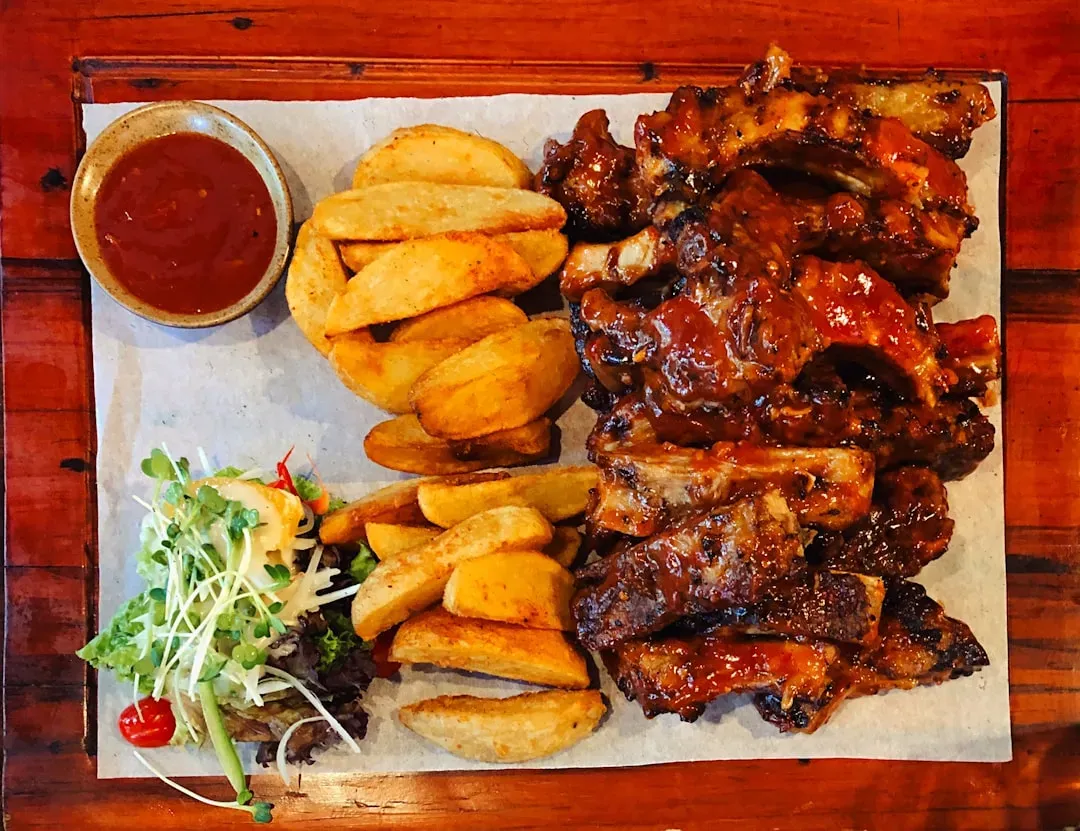 1. Applebee's BBQ Riblets Platter - A Salt Bomb With Fries on the Side (Image Credits: Unsplash)