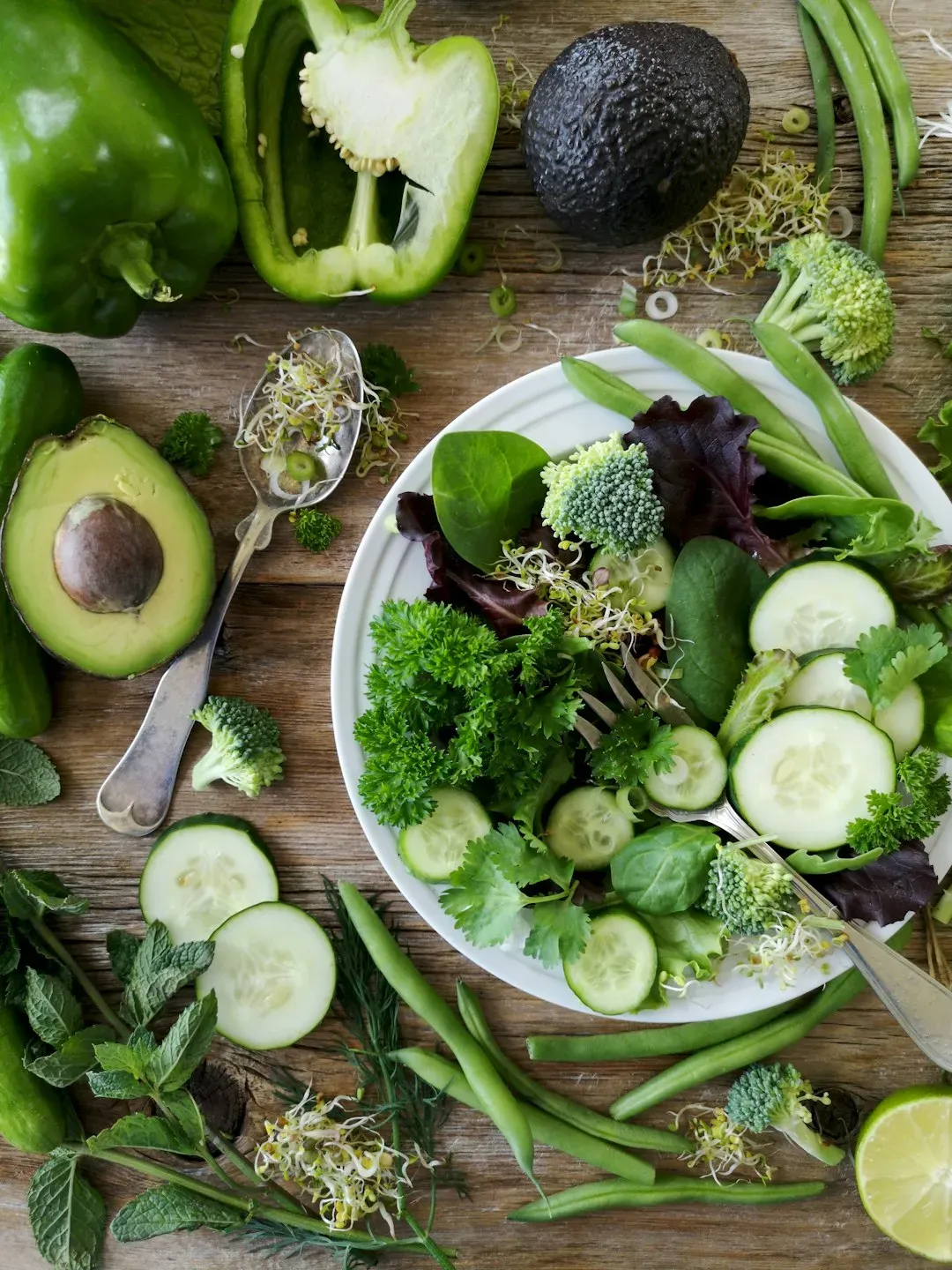 Don't skip the greens beyond lettuce (Image Credits: Unsplash)