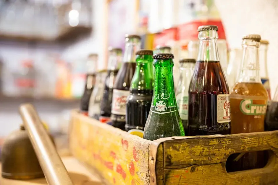 3. Coca-Cola Straight-Sided Amber Bottles (Early 1900s) (Image Credits: Pexels)