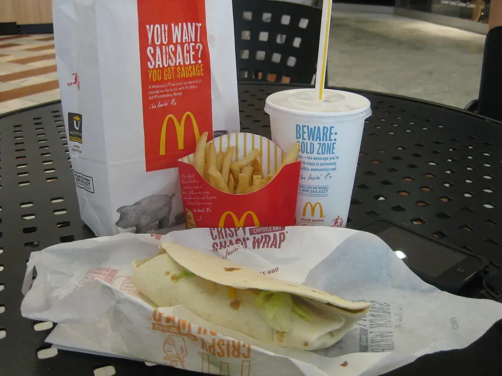 McDonald's Snack Wrap (Image Credits: Flickr)