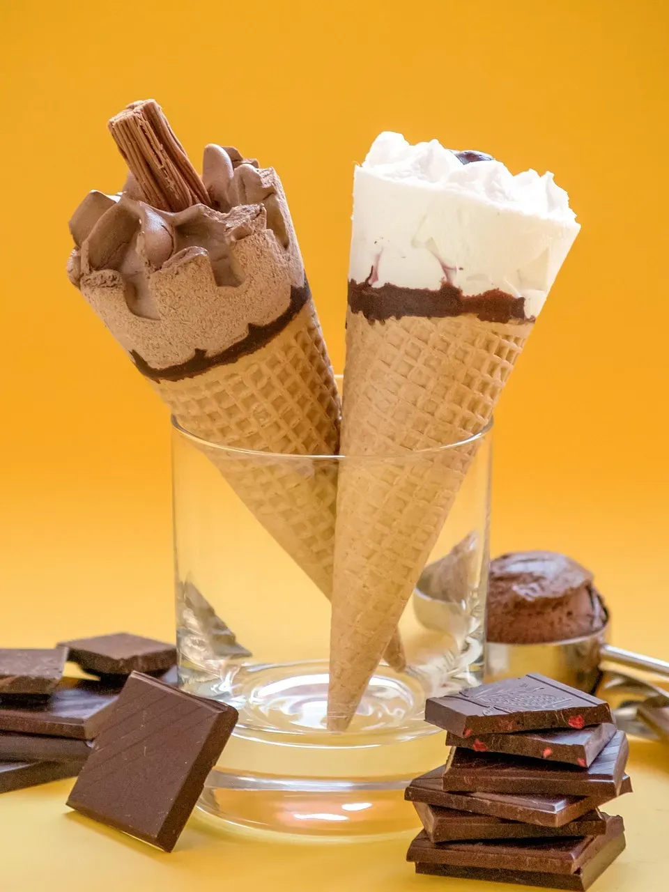 The Ice Cream Cone Was Born Because a Vendor Ran Out of Dishes (Image Credits: Pixabay)