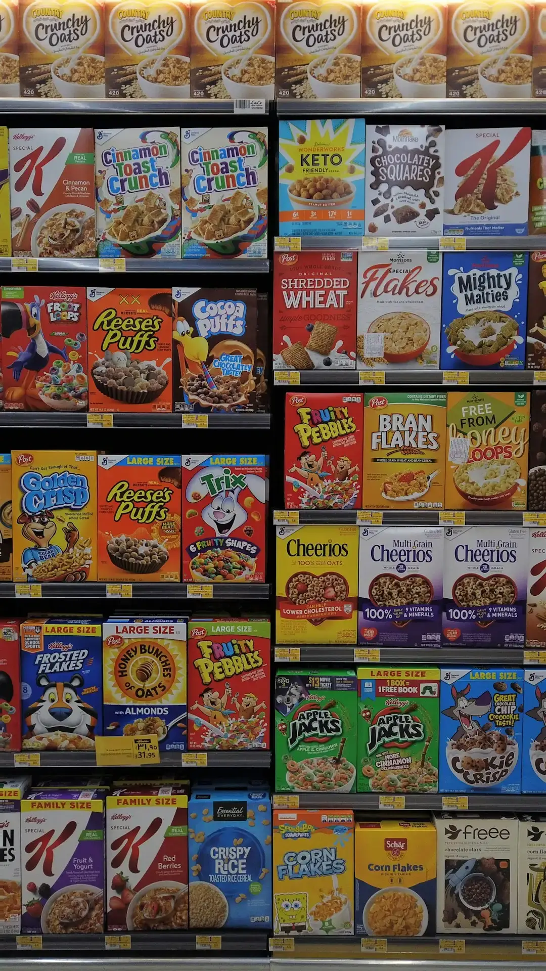 3. Name-Brand Breakfast Cereals (Image Credits: Unsplash)