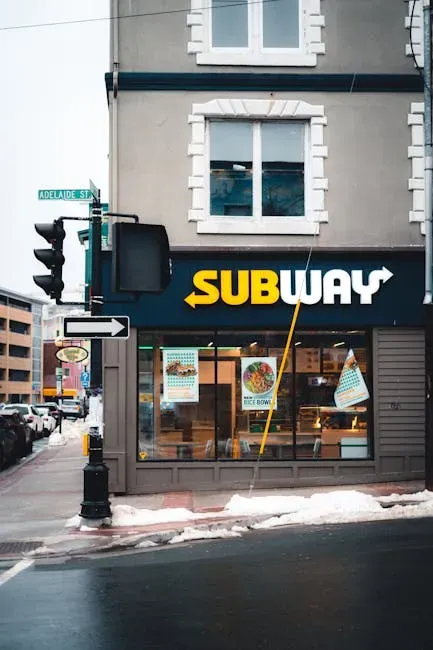 6. Subway: Shrinking From Its Own Peak (Image Credits: Pexels)
