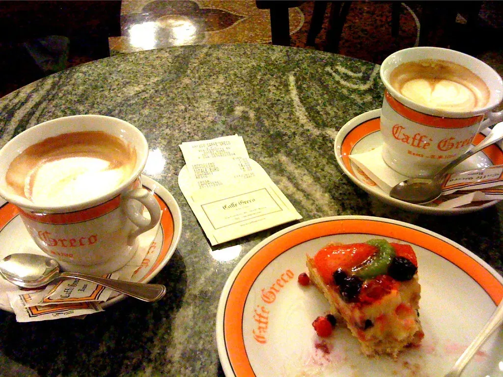 11. Caff&egrave; Greco and Similar Historic Caf&eacute;s in Rome - Paying for a Plaque on the Wall (el_jambere, Flickr, CC BY-SA 2.0)