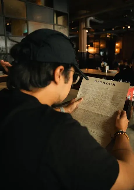 1. You Pick Up the Menu and Immediately Look Lost (Image Credits: Pexels)