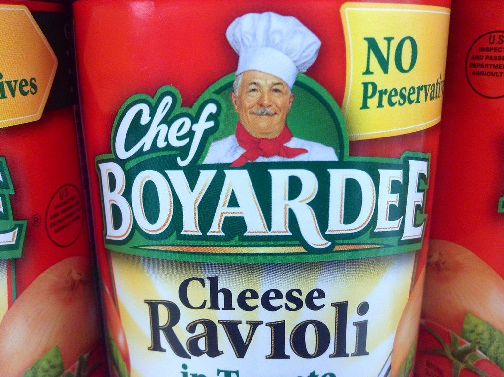 Chef Boyardee Canned Pasta (Image Credits: Flickr)