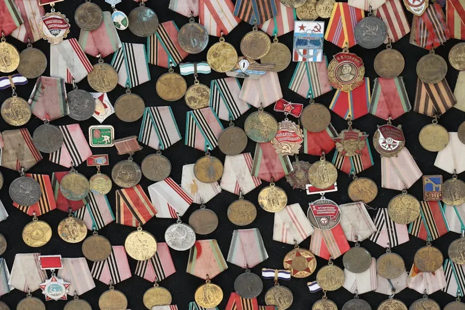 6. Military Memorabilia and Medals (Image Credits: Pexels)