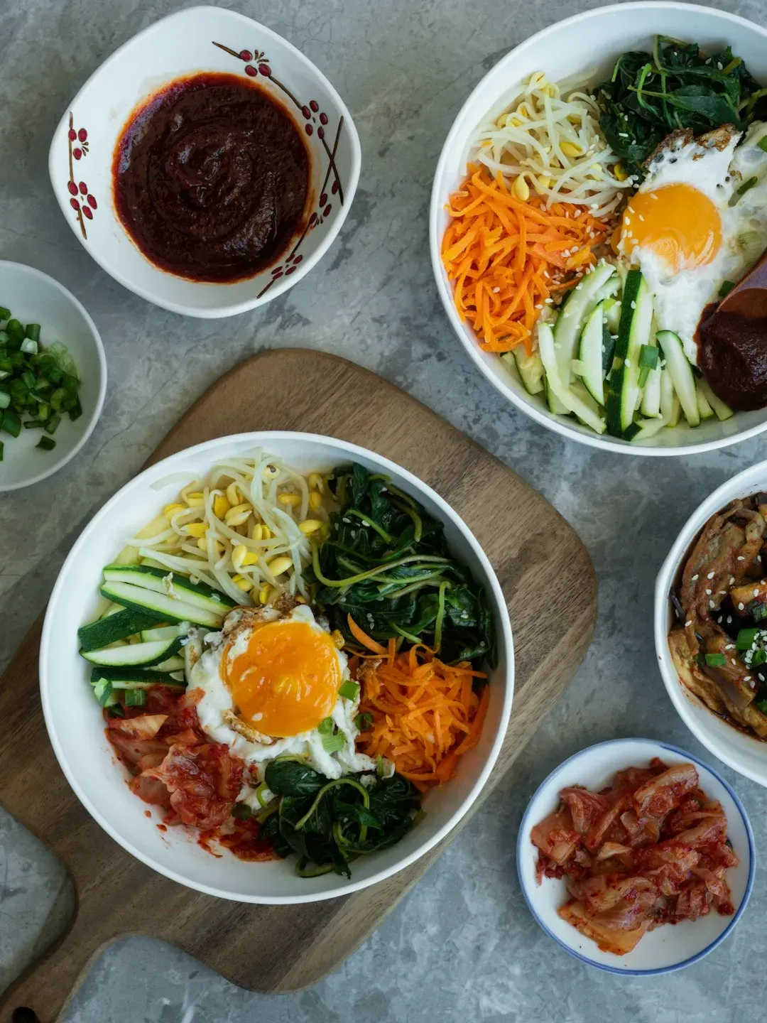 Korean-inspired bibimbap bowls (Image Credits: Unsplash)
