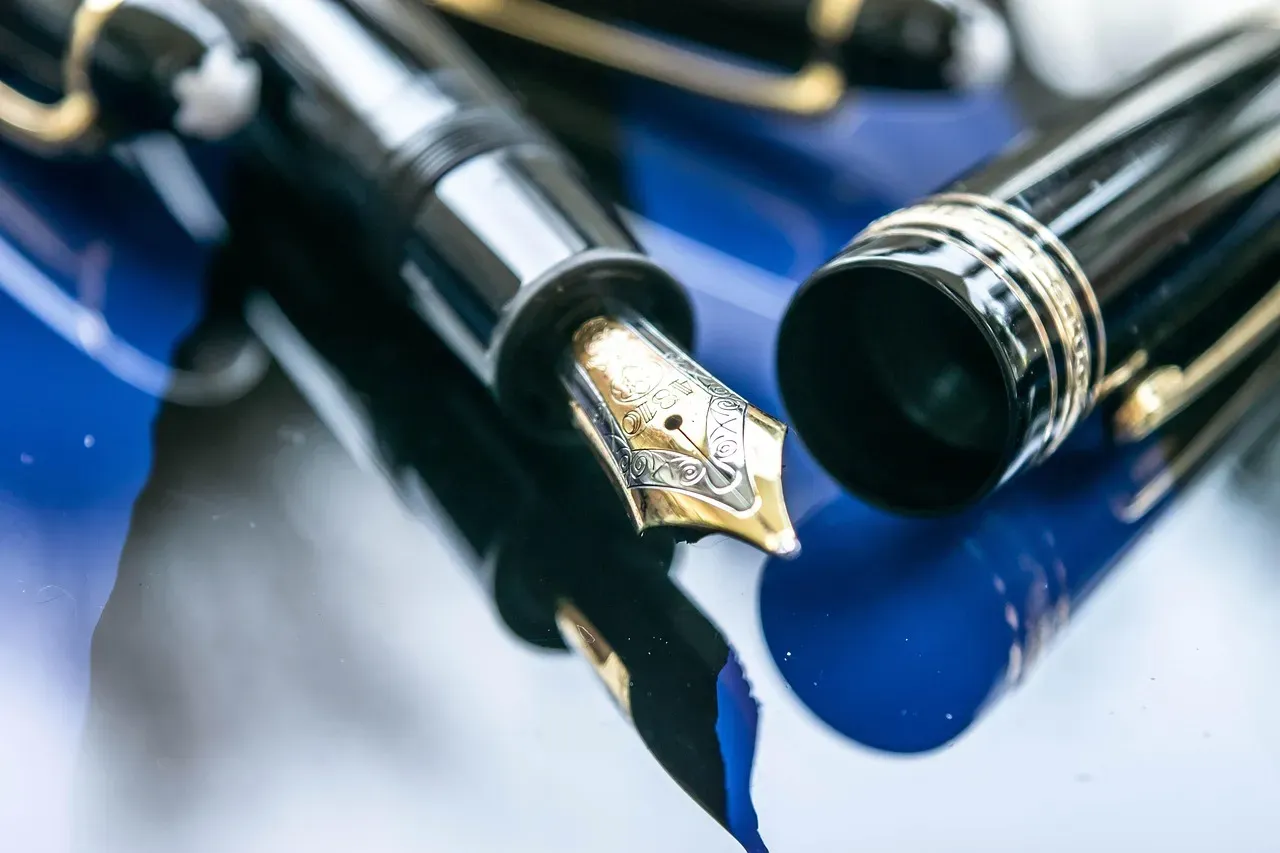 11. Fountain Pens From Luxury Brands (Image Credits: Pixabay)