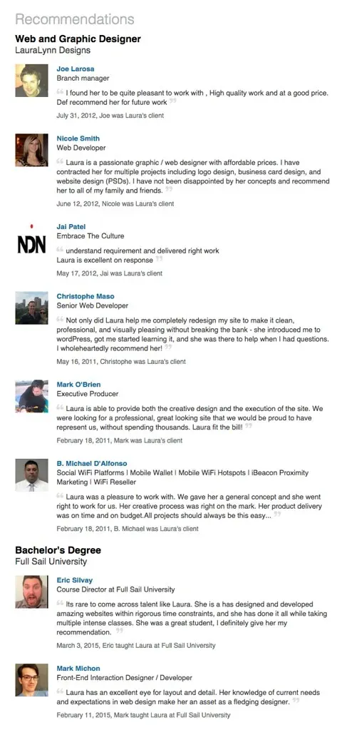 The Absence of Recommendations Quietly Undermines Your Credibility (agentlaura87, Flickr, CC BY 2.0)