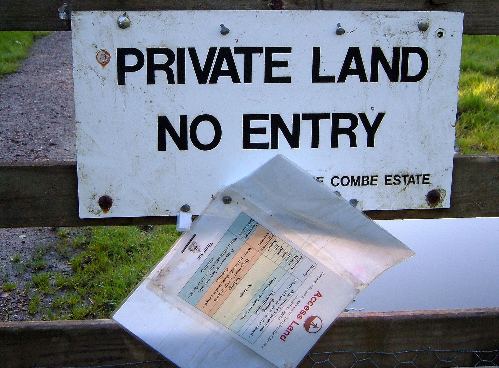 Secret Access on Private Land (image credits: wikimedia)