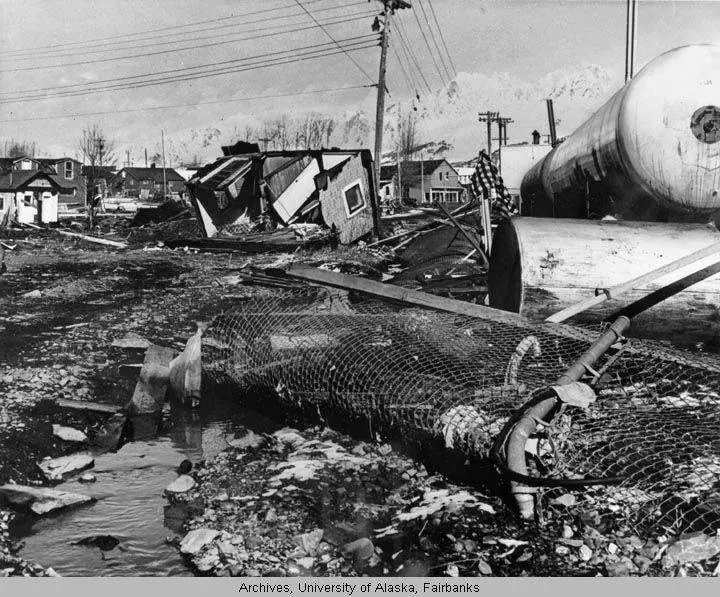 2. The 1964 Magnitude 9.2 Behemoth Dwarfs California's Records (By United States, Public domain)