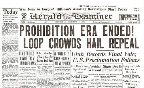 The 21st Amendment Ends Prohibition (image credits: flickr)
