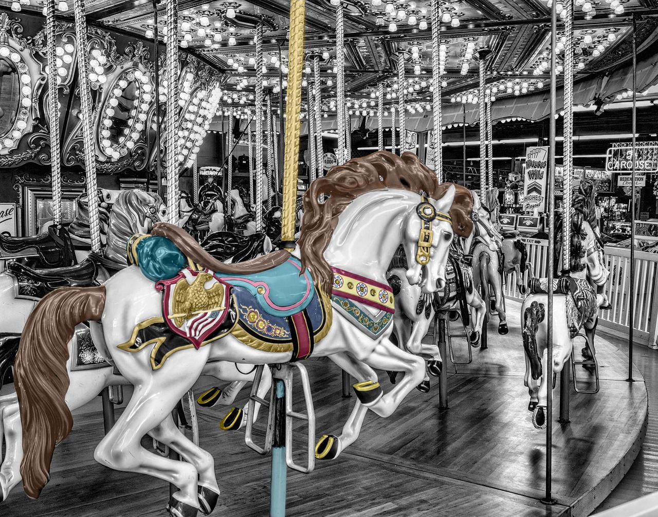 When Nature Reclaimed the Rides (image credits: pixabay)