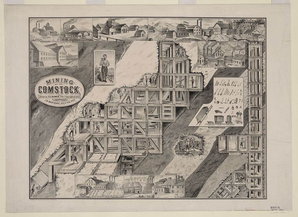 Discovery of Silver and Gold Transforms Nevada Territory (image credits: wikimedia)
