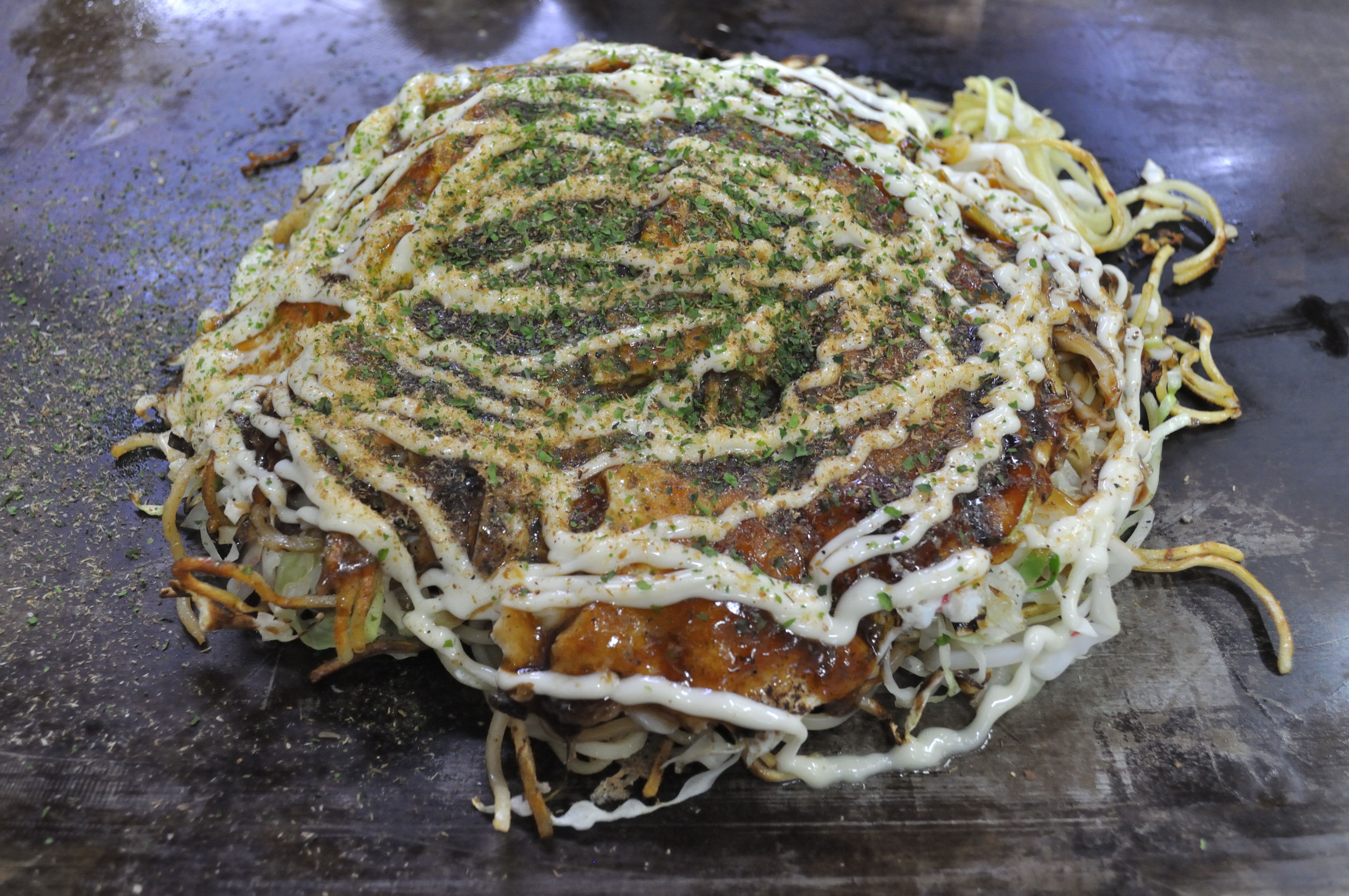 Japanese Okonomiyaki: The Pancake That Breaks All the Rules (image credits: wikimedia)