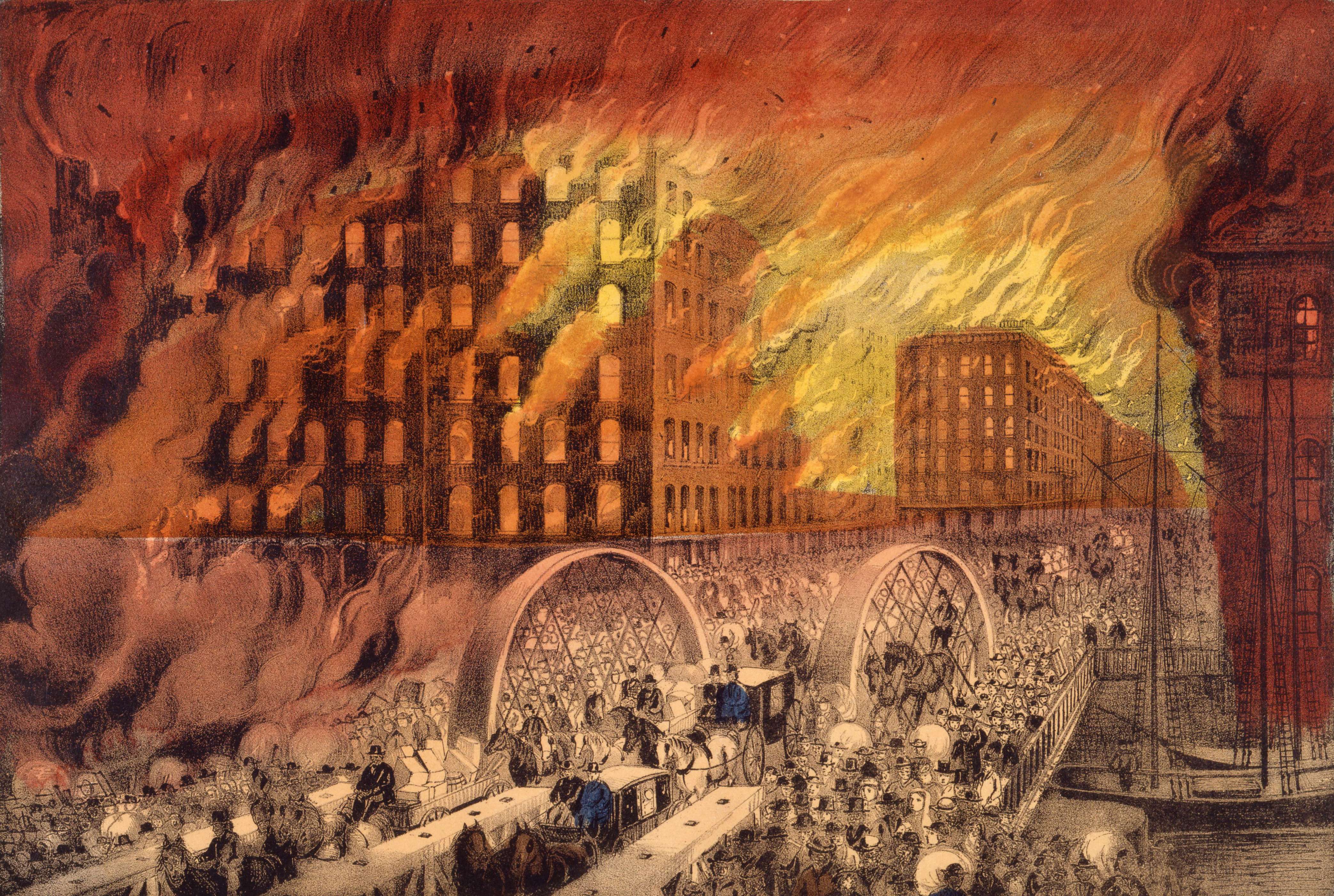 The Fateful Night: October 8, 1871 (image credits: wikimedia)