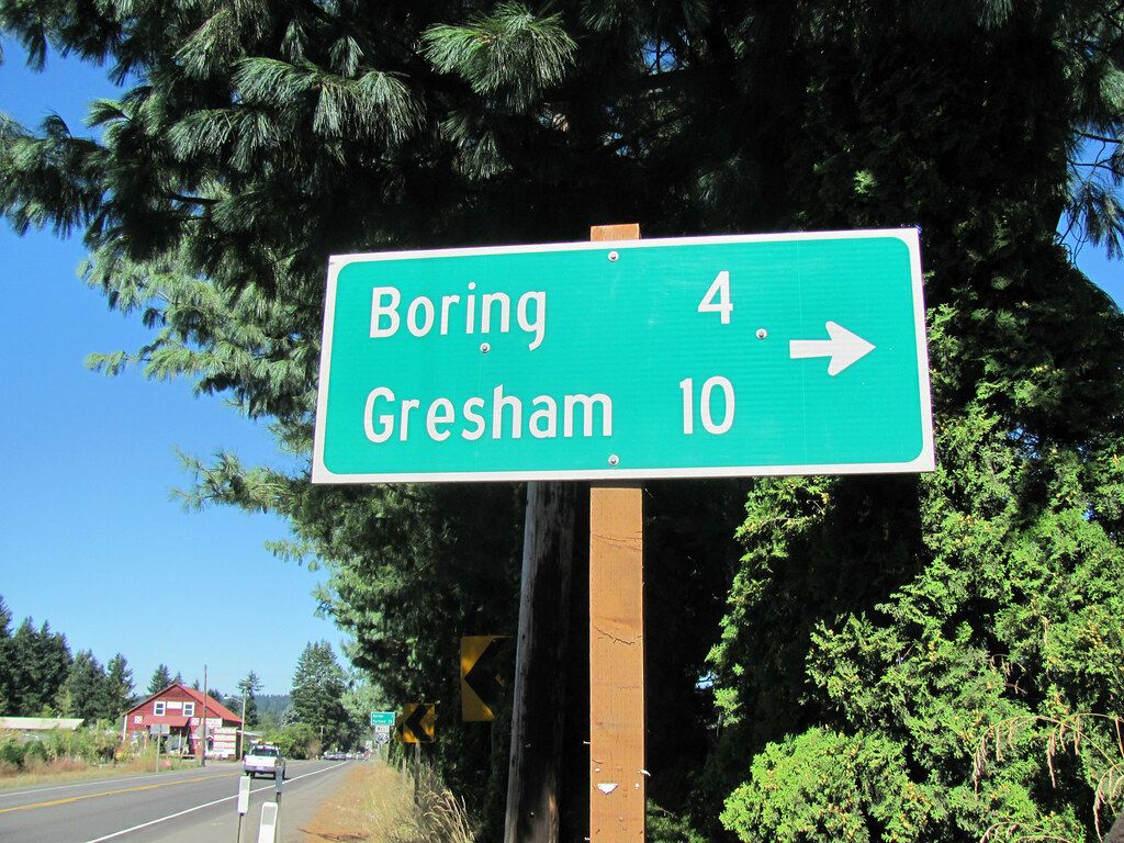 Boring: Oregon's Ironically Named Town (image credits: flickr)