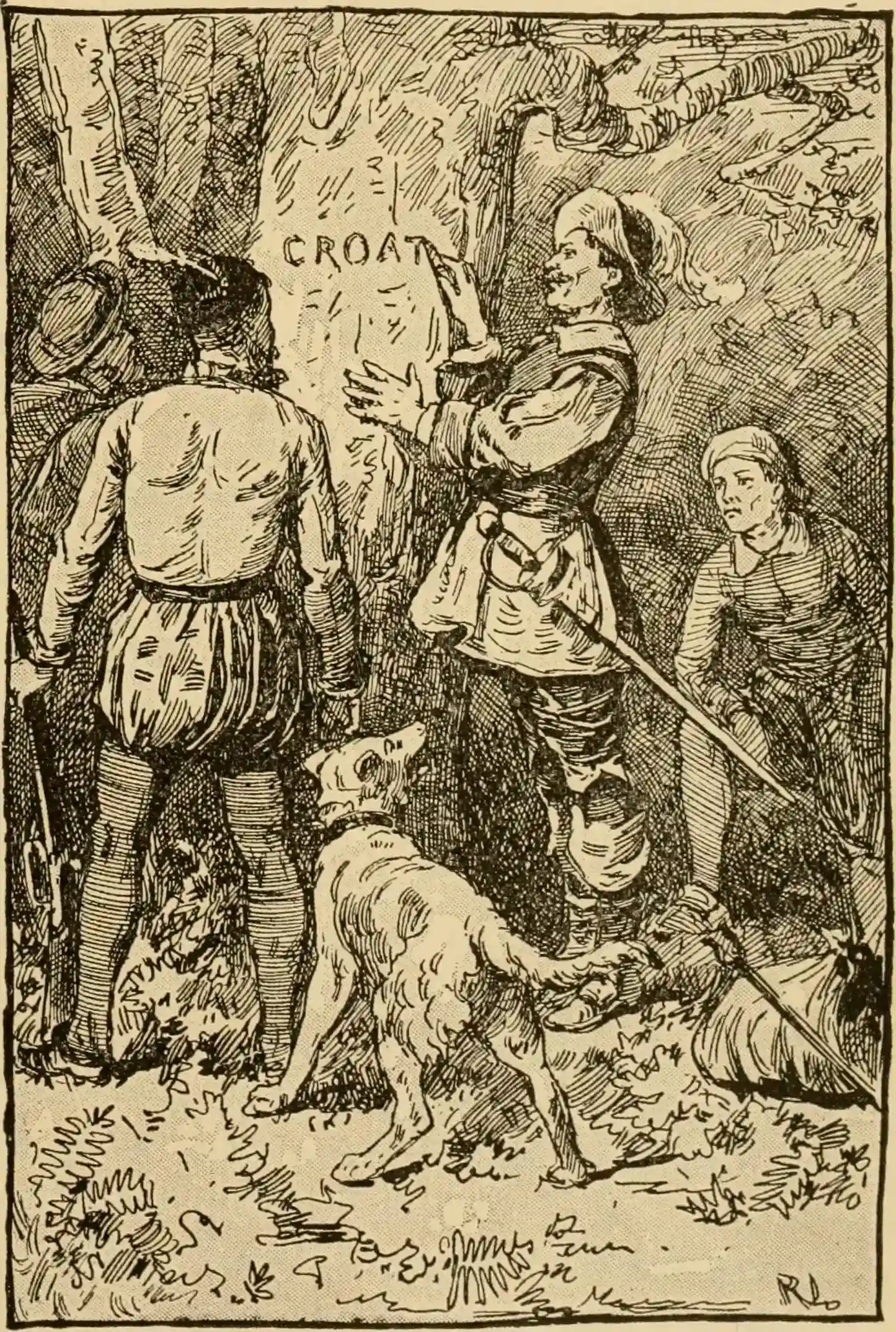 Deciphering the Croatoan Clue (By Internet Archive Book Images, CC0)