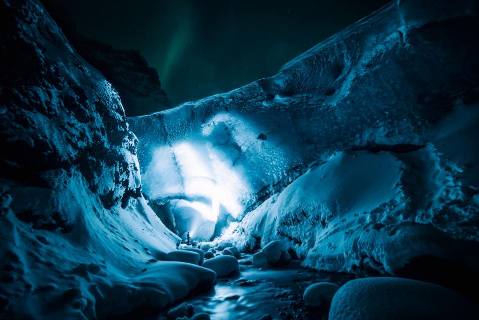 Hidden Ice Cave - The Best Kept Secret (image credits: stocksnap)