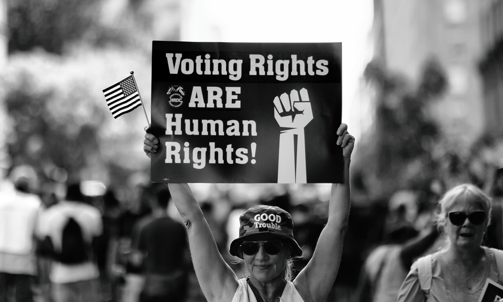The Ongoing Struggle for Voting Rights (image credits: flickr)