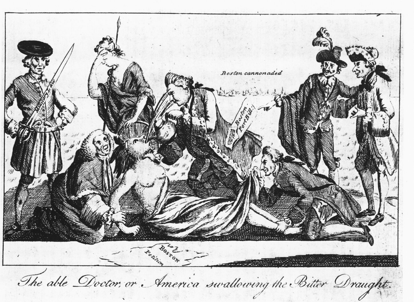 The Intolerable Acts Unite the Colonies (image credits: wikimedia)